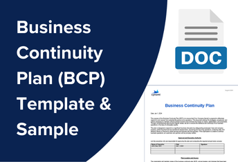 Business Continuity Plan (BCP) Template & Sample