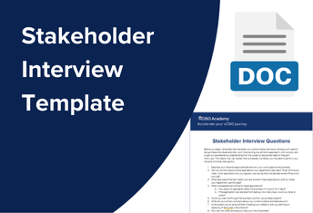 Stakeholder Interview Template