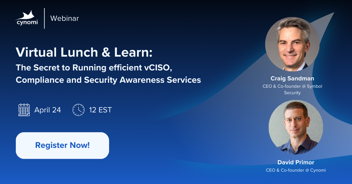 The Secret to Running efficient vCISO, Compliance and Security Awareness Services
